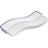 vidaXL Materasso in memory foam 80x200x17 cm Soft White