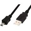 ASSMANN Cavo Assmann Electronic USB 2.0 USB-A a Mini-USB B M/M 1m Nero [50767]
