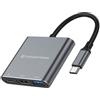 Conceptronic Docking station Conceptronic DONN18G 100W per computer USB 3.2 Tipo C Grigio