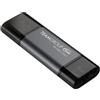 Team group Pen drive 128GB Team Group Stick Team X1 2x Usb 3.2 Gen1 Tipo A/C fino a 100Mbps Grigio [TX13128GC01]