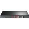 MERCUSYS Switch Mercusys MS120GP Non gestito 20 porte 16x PoE+ 2x Gigabit non PoE 2x Gigabit SFP Grigio [MS120GP]