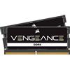 Corsair Ram SODIMM DDR5 48GB Corsair Vengeance 5600Mhz CL48 1.1V Nero [CMSX48GX5M2A5600C48]