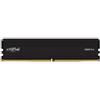Crucial Ram DIMM DDR5 16GB Crucial 6000Mhz CL48 1.1V Nero [CP16G60C48U5T]