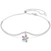 Swarovski x Ariana Grande Girocollo, Taglio misto, Fiore, Multicolore, Placcato rodio