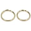 jewellerybox Orecchini a cerchietto in oro giallo 9kt leggeri diametro 10mm - cerchi lisci