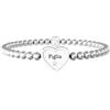 KIDULT - Bracciale elastico Figlia con ciondolo cuore