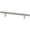 Générique - Manico baton marechal diametro 12 mm per porta o cassetto mobili in acciaio inox massiccio - Interasse mm.192 - Lungo. mm.252 - Alto. mm.32 - Ø mm.12 -