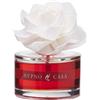 HYPNO CASA Diffusore a Bastoncini con Fiore Bianco Rosa 60ml Rosso Divino