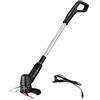 WBTY Strumento da giardino senza fili Trimmer per erba ricaricabile senza fili per erba per giardino prato diserbo (ricarica USB)