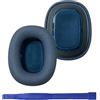 umvowuxa Cuscinetti auricolari di ricambio per cuffie AirPods Max, con comoda rete e spugna elastica in memory foam (blu)