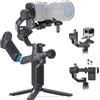 FeiyuTech [Ufficiale]Feiyutech SCORP Mini 3 Pro Stabilizzatore Gimbal 3 Assi,AI Tracking4.0 Integrato,Impugnatura Rimovibile con Controllo Wireless,Carico Massimo 2KG,Gimbal Mirrorless per Fotocamere/Smartphone