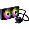 COOLER MASTER DISSIPATORE MASTERLIQUID 240L CORE LGA 1155>1700 AMD AM2>FM2+ ARGB BK - MLW-D24M-A18PZ-R1