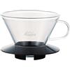 Kalita Onda Dripper vetro 185 serie [2-4 persone] Black # 05039 (Giappone import / Il pacchetto e il manuale sono scritte in giapponese)