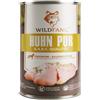 Wildfang - Alimento umido di puro pollo, qualità BARF 6x400 g Crema id