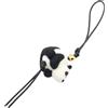 LOEWE Panda Charm CA36232X291102 pelle Feutre nero bianco NUOVO donna