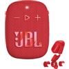 JBL Altoparlante Bluetooth da manubrio JBL Wind 3S | Slim - Rosso