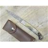 pattada COLTELLO 23 CM SARDEGNA SARDO Pattada MANICO corno di montone con blocco damasco