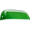 Relaxdays Paralume per Lampada da Tavolo da Banchiere, Vetro, Parte di Ricambio H x L x P: 7,5 x 22,5 x 13,5 cm, Verde