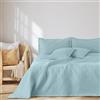 AmeliaHome Copriletto 260 x 280 cm, copriletto double-face, trapuntato, Ultrasonic, poliestere, Ophelia, azzurro