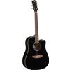 EKO RANGER CW EQ BLACK CHITARRA ACUSTICA 6 CORDE ELETTRIFICATA NERA