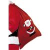 SMIFFYS Sacco di Babbo Natale, Rosso, con decorazioni e coulisse, 35.4 x 23.6 Halloween