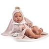 MUÑECAS ANTONIO JUAN S.L. Bambole Antonio Juan Neonato Erika con Toquilla Rosa, Bambola Bambino Realistico con Coperta e Accessori