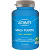 Ultimate Italia - Maca Fuerte - 60 cps - tonico adattogeno a base di maca peruviana e arginina per aumentare energia e vitalità