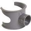 Nicoll Sella di collegamento 90° PVC per tubo di scarico grigio - Ø 100/32 mm - SL103