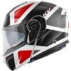 Kappa Casco Moto Modulare P/J Kappa KV50F GALAXY Bianco Nero Rosso