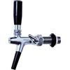 ich-zapfe Rubinetto birra, rubinetto spillatore birra - con compensatore, cromo, versione 10 mm, lunghezza filettatura: 55 mm