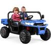 12V Auto Elettrico per Bambini, Trattore Elettrico Con Scatola Di Scarico, Macch