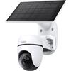 TPLink-TAPO Tapo TC90 Kit Telecamera di Sicurezza Smart 360° P&T + Pannello solare