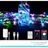 Homcloud Corda in PVC di Luci Decorative Smart RGB-IC OUTDOOR Wi-Fi + Bluetooth 10M IP65