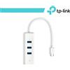 TP-Link Adattatore da USB Type-C a Gigabit Ethernet con 3 porte USB - UE330C