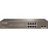 IP-COM Switch Gigabit cloud managed L2 - 10 porte (8 GE + 2 SFP), ProFi | G3310F