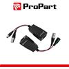 ProPart-El Coppia di Balun video HD cat5e/6 ad 1 canale e alimentazione