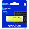 GoodRAM Pendrive 8GB UME2 yellow USB 2.0 - retail blister - UME2-0080Y0R11