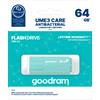 GoodRAM Pendrive 64GB UME3 CARE - ANTIBATTERICA - USB 3.0 - UME3-0640CRR11