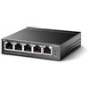 TP-Link Switch desktop 5 porte Gigabit 4 porte PoE+ TL-SG1005LP