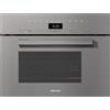 Miele dgm 7440 forno a vapore combinato microonde incasso vetro grigio