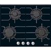 Miele km 3010 g piano cottura gas 62cm vetroceramica nero