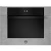 Bertazzoni f457modvtz forno vapore compatto incasso 60 cm zinco