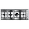 Barazza 1plb3t lab piano cottura gas 120 cm acciaio inox