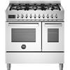 Bertazzoni pro96l2ext cucina da appoggio 90 cm inox