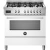 Bertazzoni pro96l1ebit cucina da appoggio 90 cm bianco
