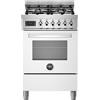 Bertazzoni pro64l1ebit cucina da appoggio 60 cm bianco