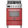 Bertazzoni pro64l1erot cucina da appoggio 60 cm rosso