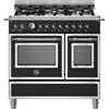 Bertazzoni her96l2enet cucina da appoggio 90 cm nero