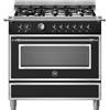 Bertazzoni her96l1enet cucina da appoggio 90 cm nero
