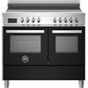 Bertazzoni pro105i2enet cucina induzione da appoggio 100 cm nero